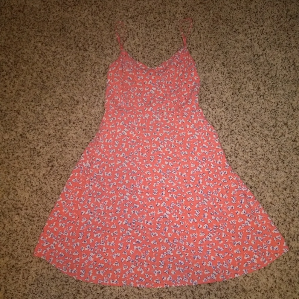 Salmon Summer Dress